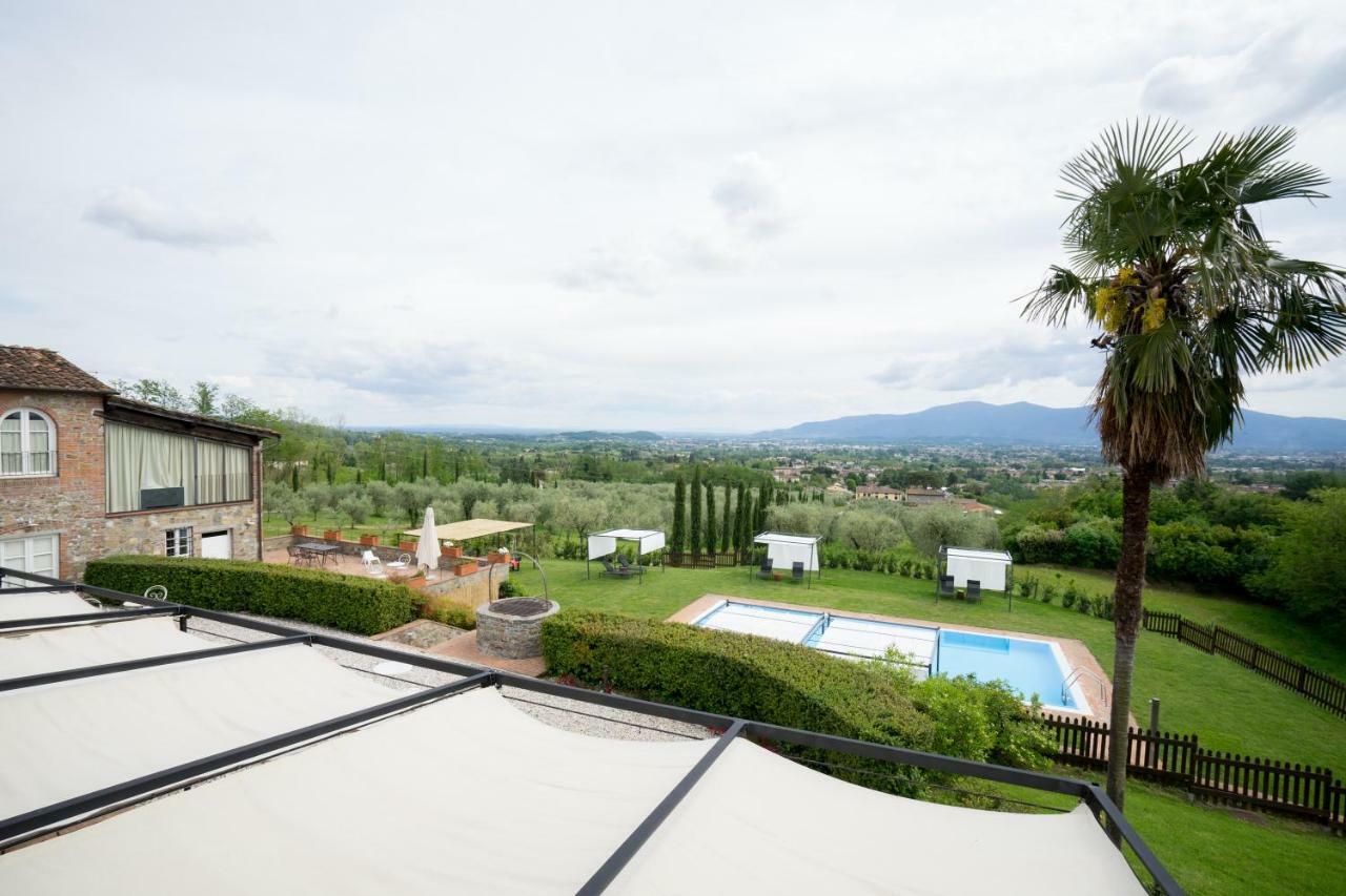 Accogliente Alloggio Con Vista E Piscina Lucques Extérieur photo